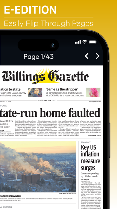 Billings Gazette Screenshot