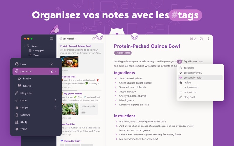 Bear - Notes Confidentielles Screenshots