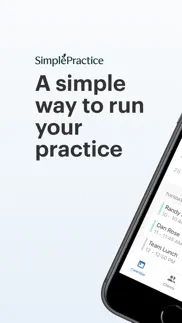 simplepractice for clinicians iphone screenshot 1