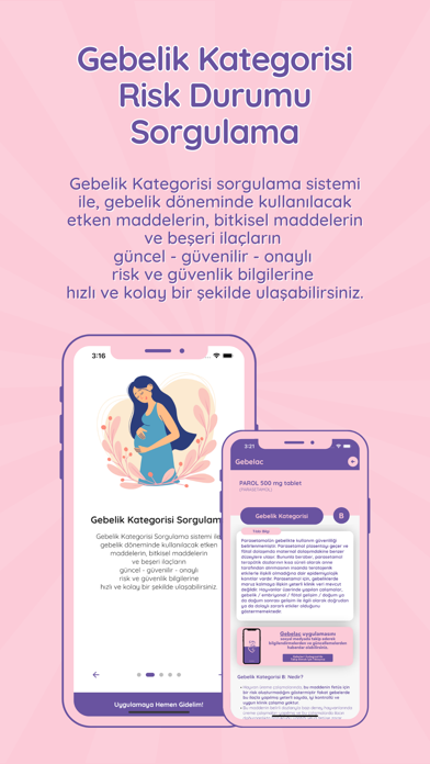 Gebelac: Güvenli Anne & Bebek Screenshot
