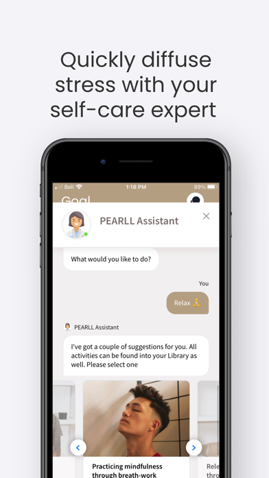 PEARLL: Stress Management Screenshot