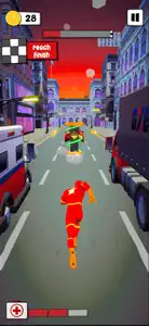 Superhero Run Robot Invasion screenshot #7 for iPhone