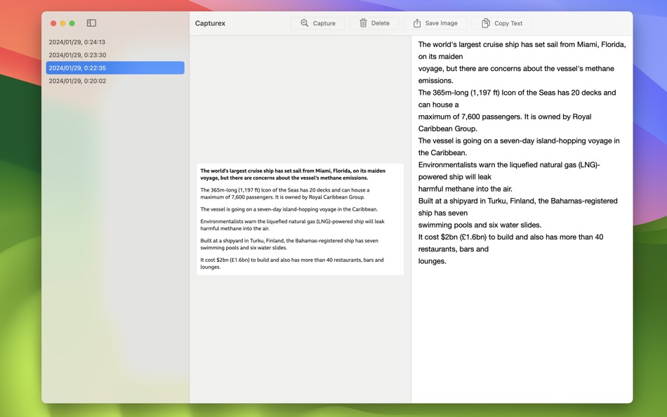 #5. CaptureX: Extract Text (macOS) De: Omer UCEL