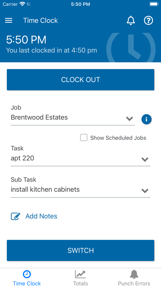 #1. eBacon Time Clock (iOS) 由: TAG Employer Services