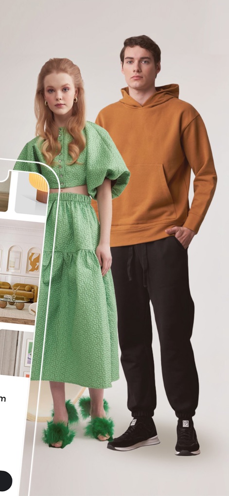 Hipicon - Better by Design - Explore a blend of lifestyle inspiration and product discovery, featuring elegantly dressed models and a seamless product browsing experience within the app.