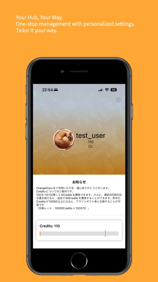 #5. Orange Diary - Write anytime (iOS) di: LEI SHI