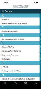 Guide to OHS Legislation NL screenshot #1 for iPhone