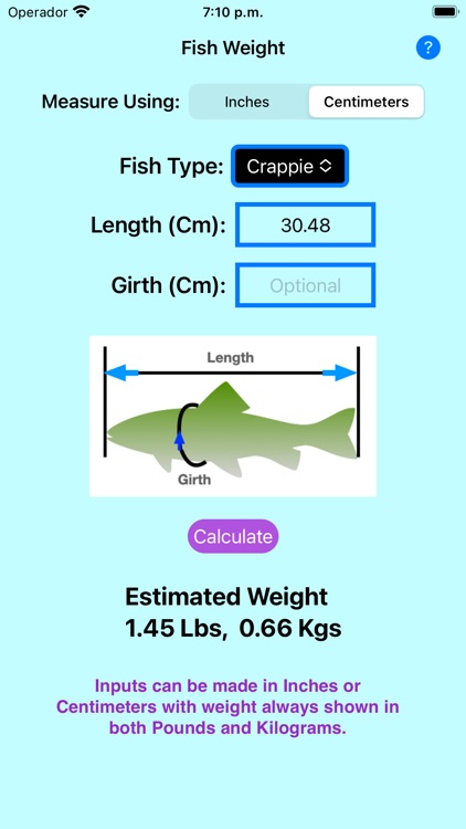 Fish Weight Estimate screenshot-3