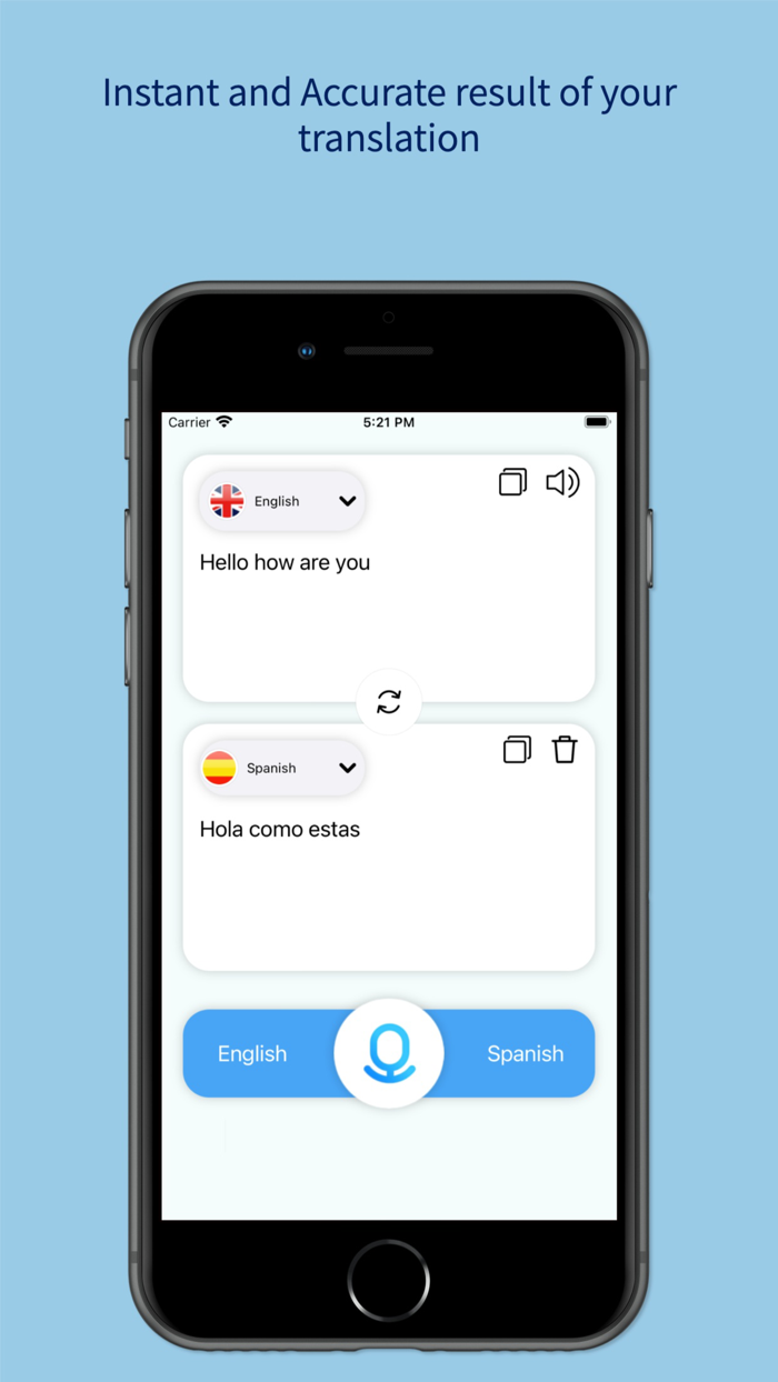 Speak and Translate App