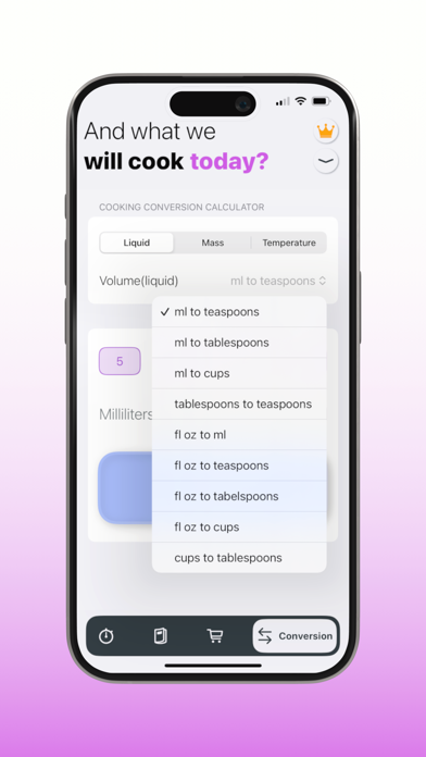 Kitchen notes: meal planner Screenshot