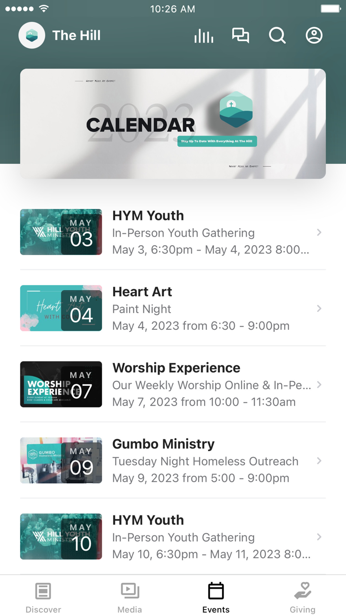 Church on The Hill  Riverside