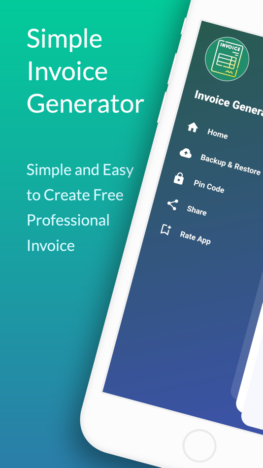 #1. Simple Invoice Generator (iOS) 由: PT. PEMROGRAM KODE INDONESIA