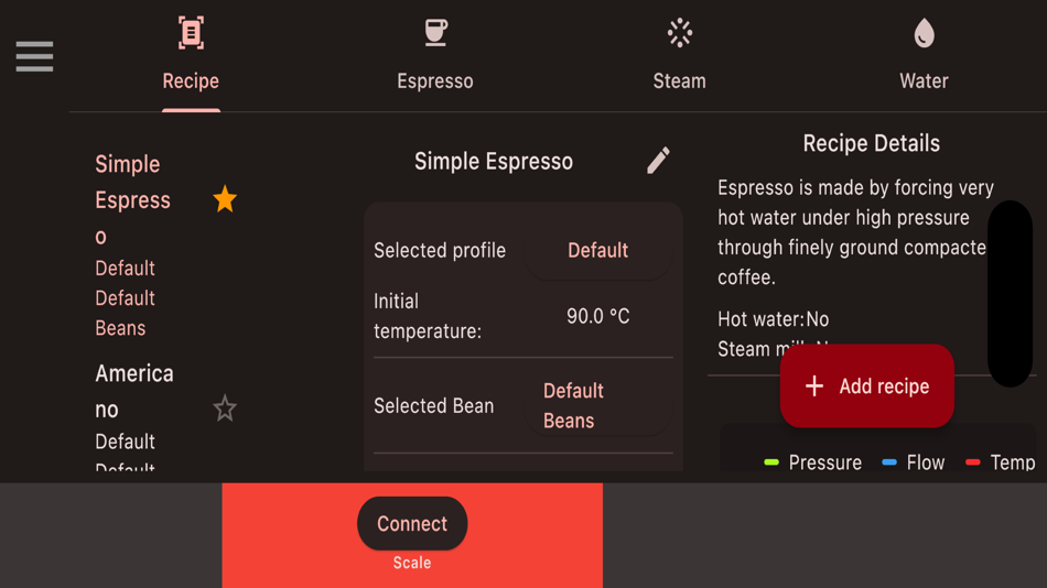 despresso for DE1 (iOS) 由: Markus Miertschink despresso for DE1 (iOS) 由: Markus Miertschink
