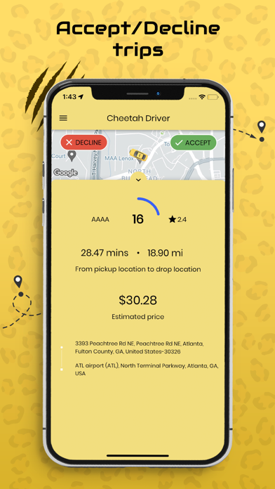 Cheetah Driver Screenshot