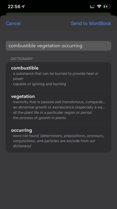 Wordbook - Grab Words Anywhere Screenshot