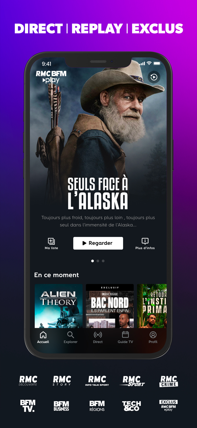 RMC BFM Play–Direct TV Replay