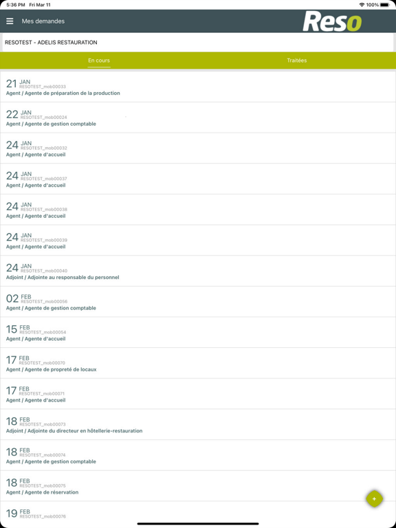 Screenshot #6 pour Reso Emploi