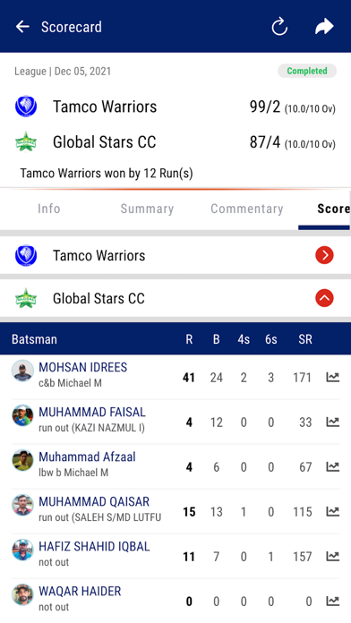 Malaysia Cricket Screenshot