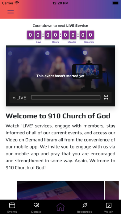910 Church of God Screenshot