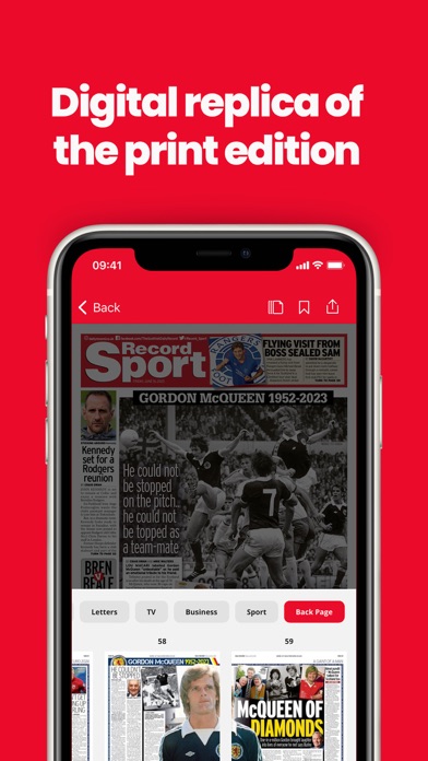 Daily Record Newspaper App Screenshot