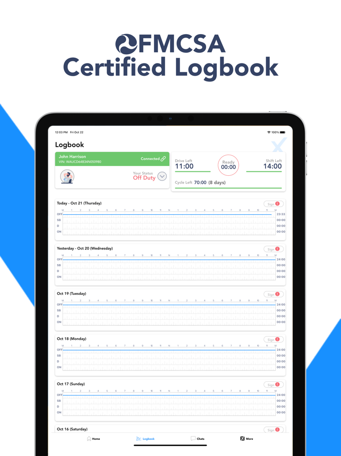 TruckX - Electronic Logbook