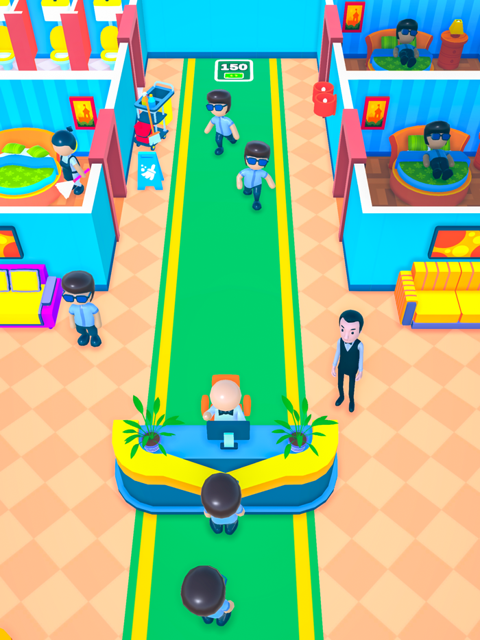 Idle Cash Manager - Hotel Game