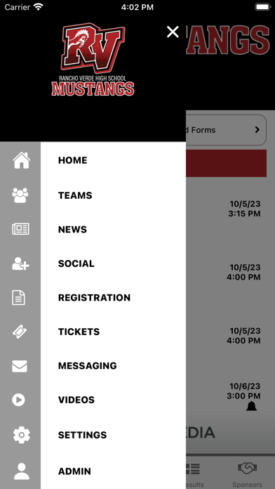 Rancho Verde Athletics Screenshot