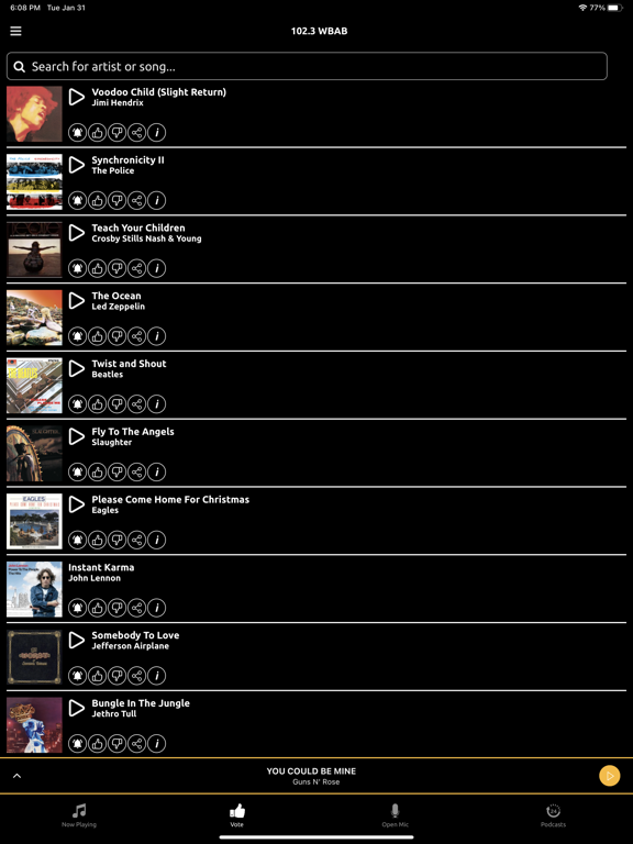 App screenshot