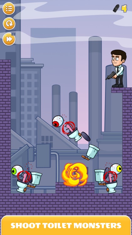 Eye Attack: Toilet Monster War