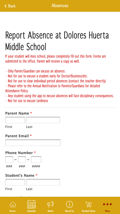 Dolores Huerta Middle School Screenshot