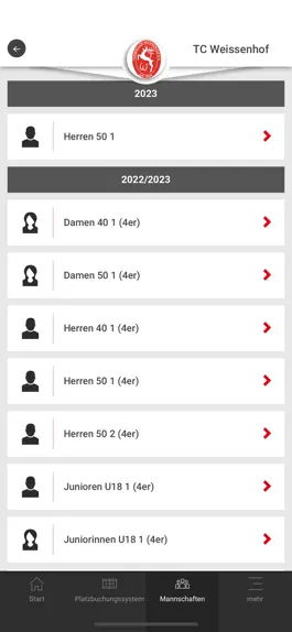 Game screenshot TC Weissenhof apk