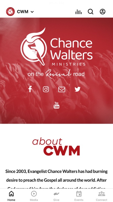 Chance Walters Ministries Screenshot