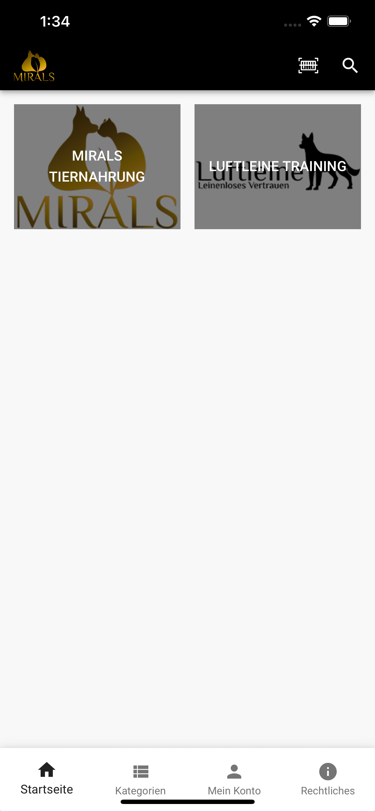 Mirals Tiernahrung