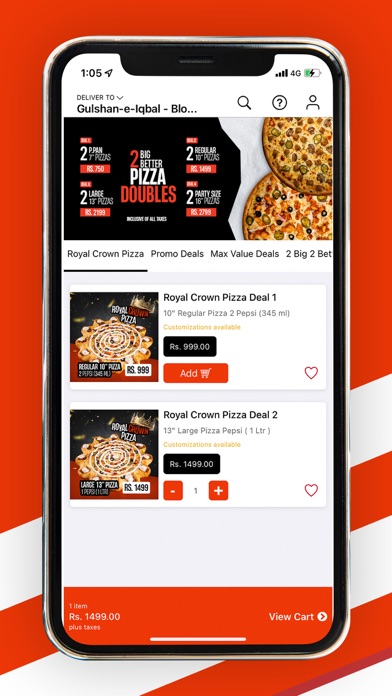 Pizza Max UAE Screenshot