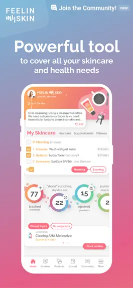 Game screenshot Skincare Tracker FeelinMySkin mod apk