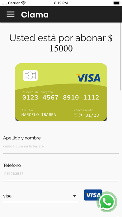 Clama S.A. Screenshot