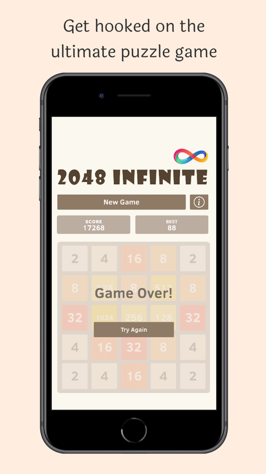#5. 2048 Infinite (iOS) 由: Pankaj Sakariya