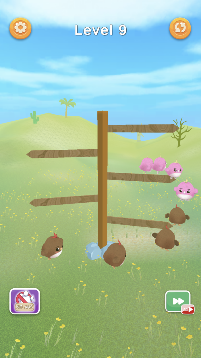 Chicken Sort 3D - Color Sort