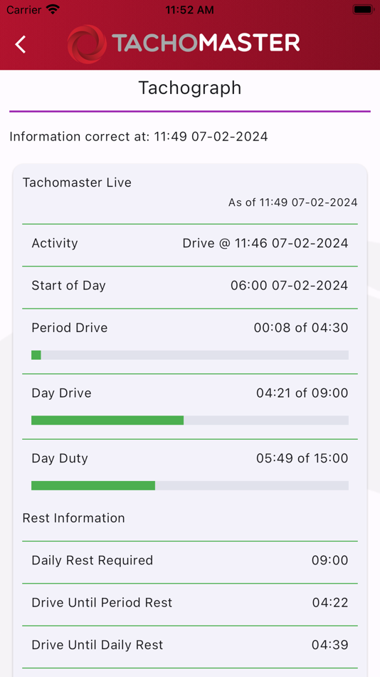 #4. Tachomaster Worker (iOS) Podle: Road Tech Computer Systems Ltd.