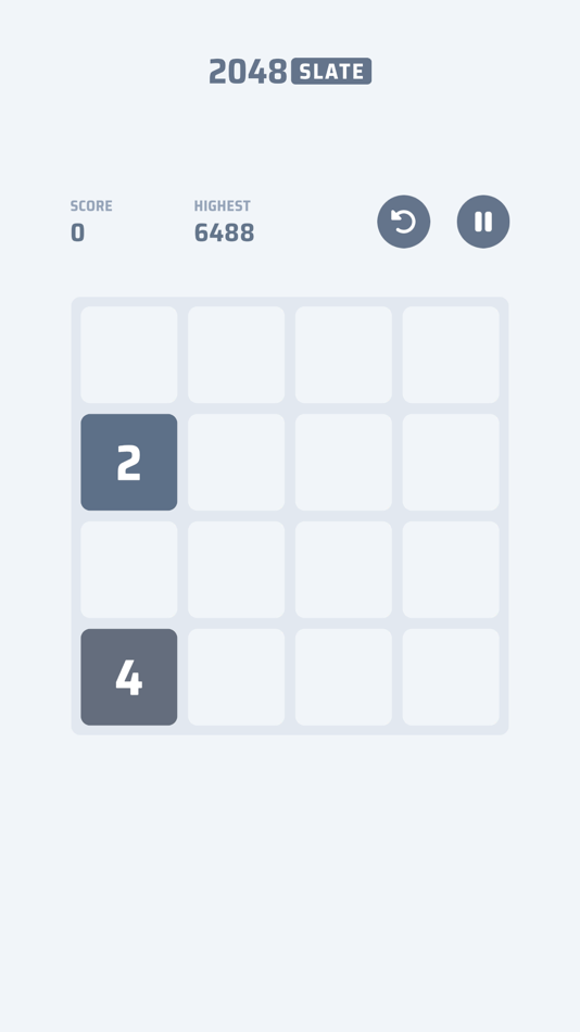 #2. 2048: Slate Edition (iOS) 由: Tin Tran