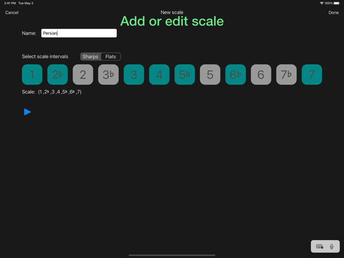 AnyScale - Tunings and Scales