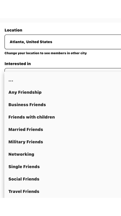 FriendMe App Screenshot