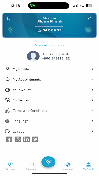 App screenshot