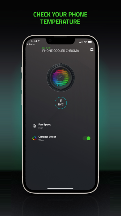 Razer Phone Cooler Screenshot