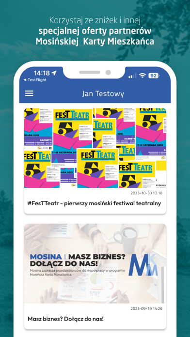 Mobilna Mosina Screenshot