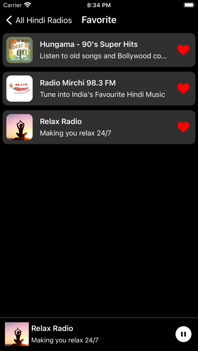 All Hindi Radios Screenshot