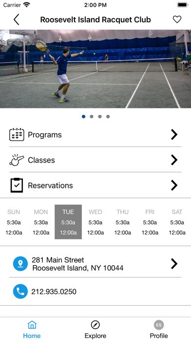 Roosevelt Island Racquet Screenshot