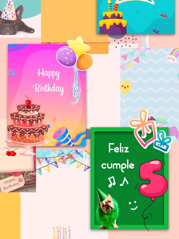 Screenshot #4 pour Cartes de voeux de joyeux anni