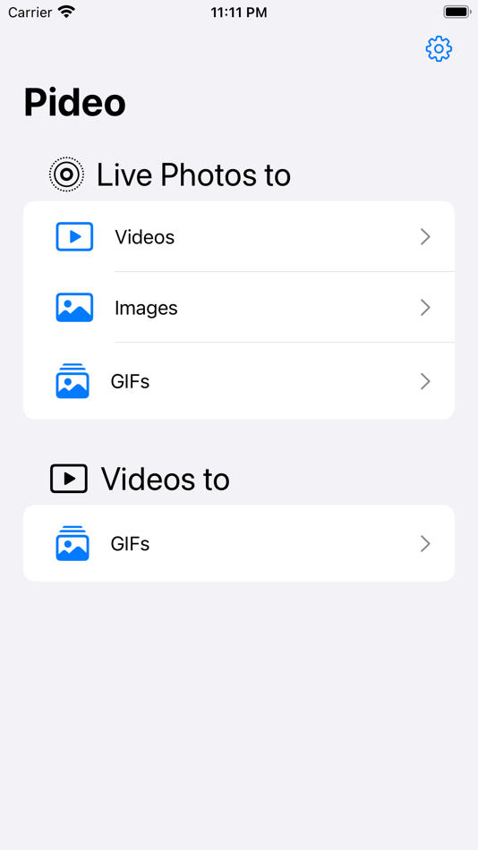 Pideo:Live Photo to Video, GIF - 1.0.1 - (iOS)