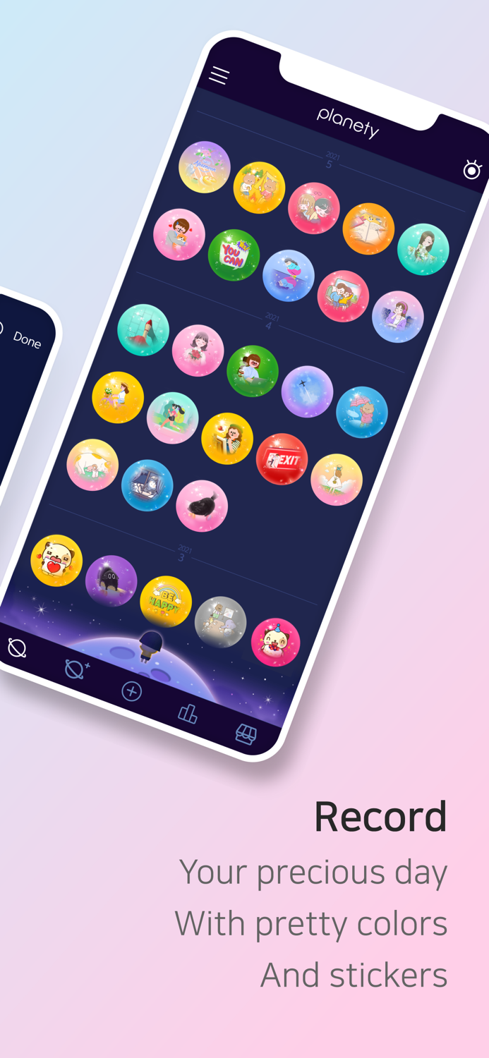 Planety - Mood Journal and Diary